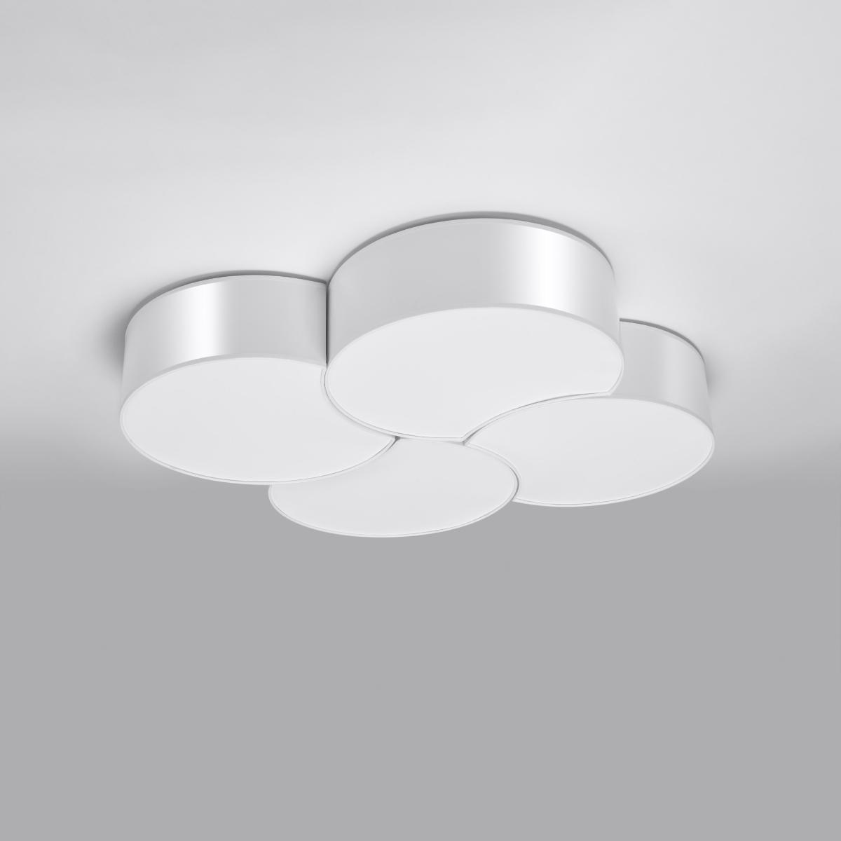 Sollux Plafón CIRCLE 4 blanco 