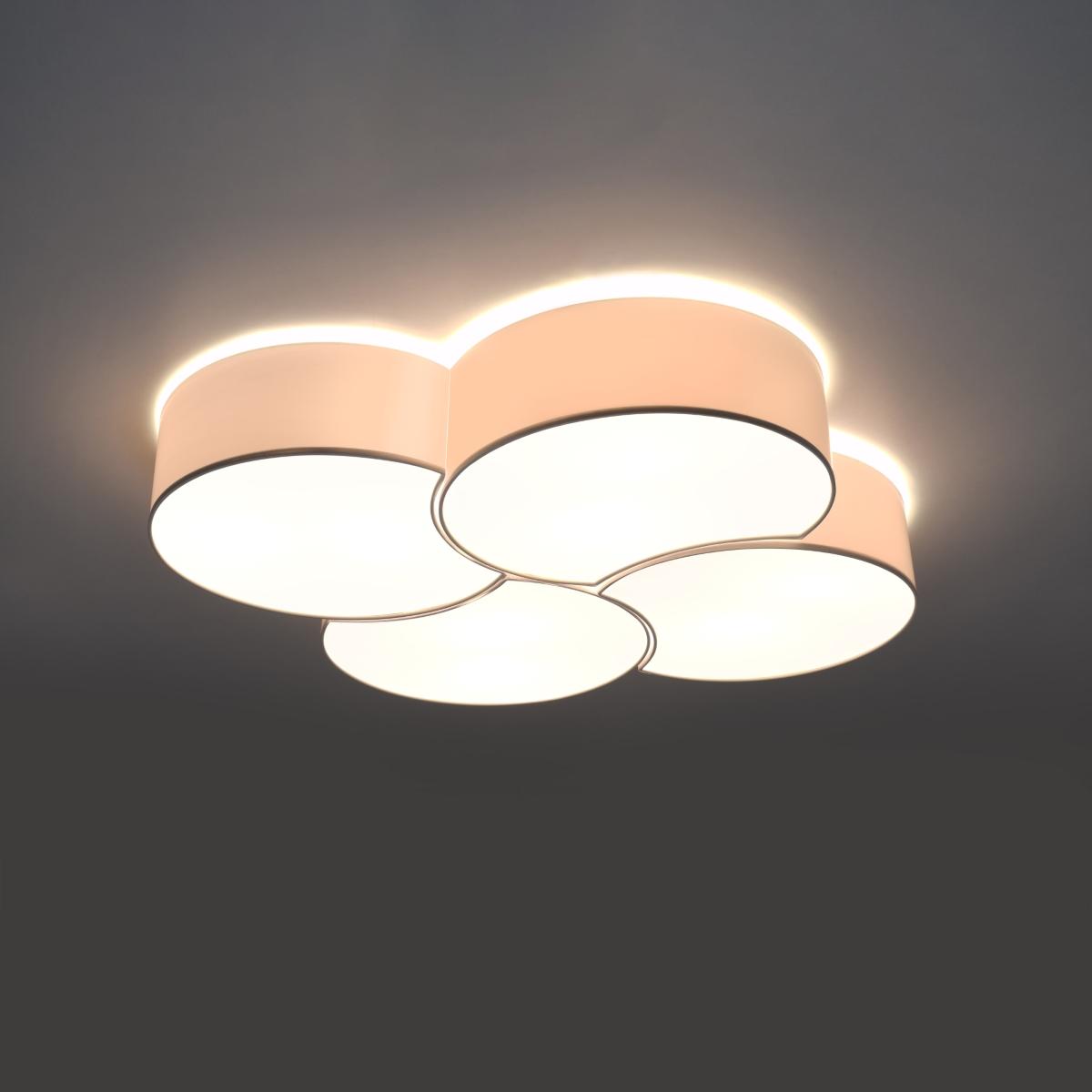 Sollux Plafón CIRCLE 4 blanco 