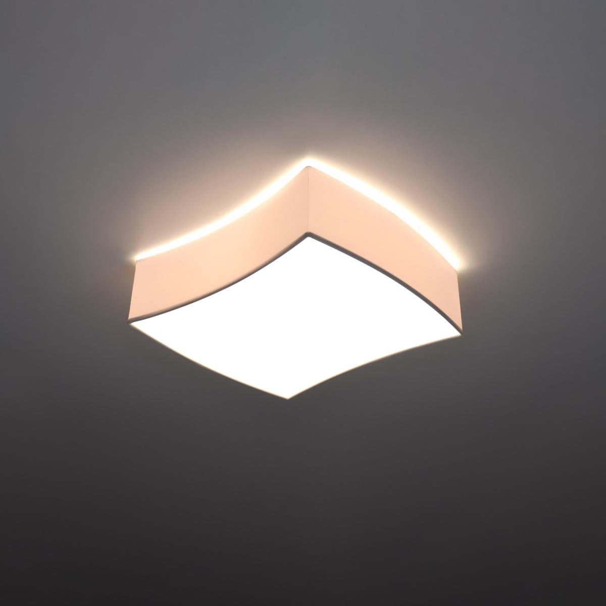 Sollux Plafón SQUARE 1 blanco 