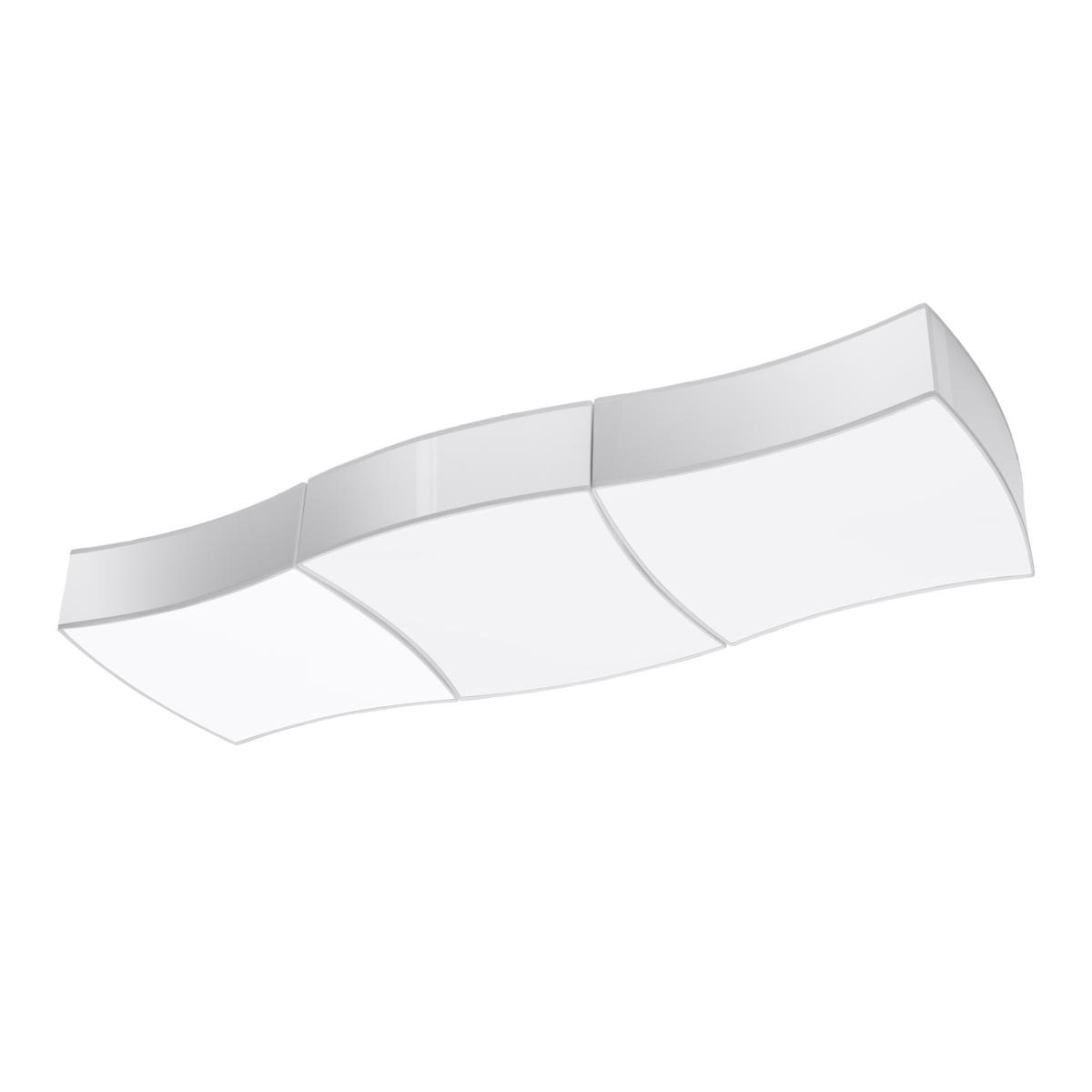 Sollux Lámpara de techo SQUARE 3 blanca 