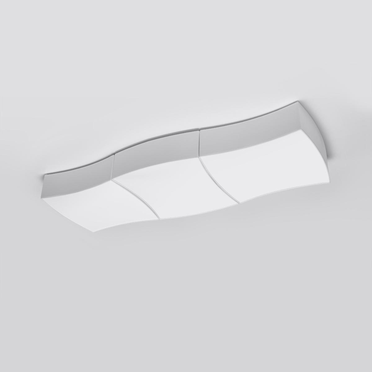 Sollux Lámpara de techo SQUARE 3 blanca 