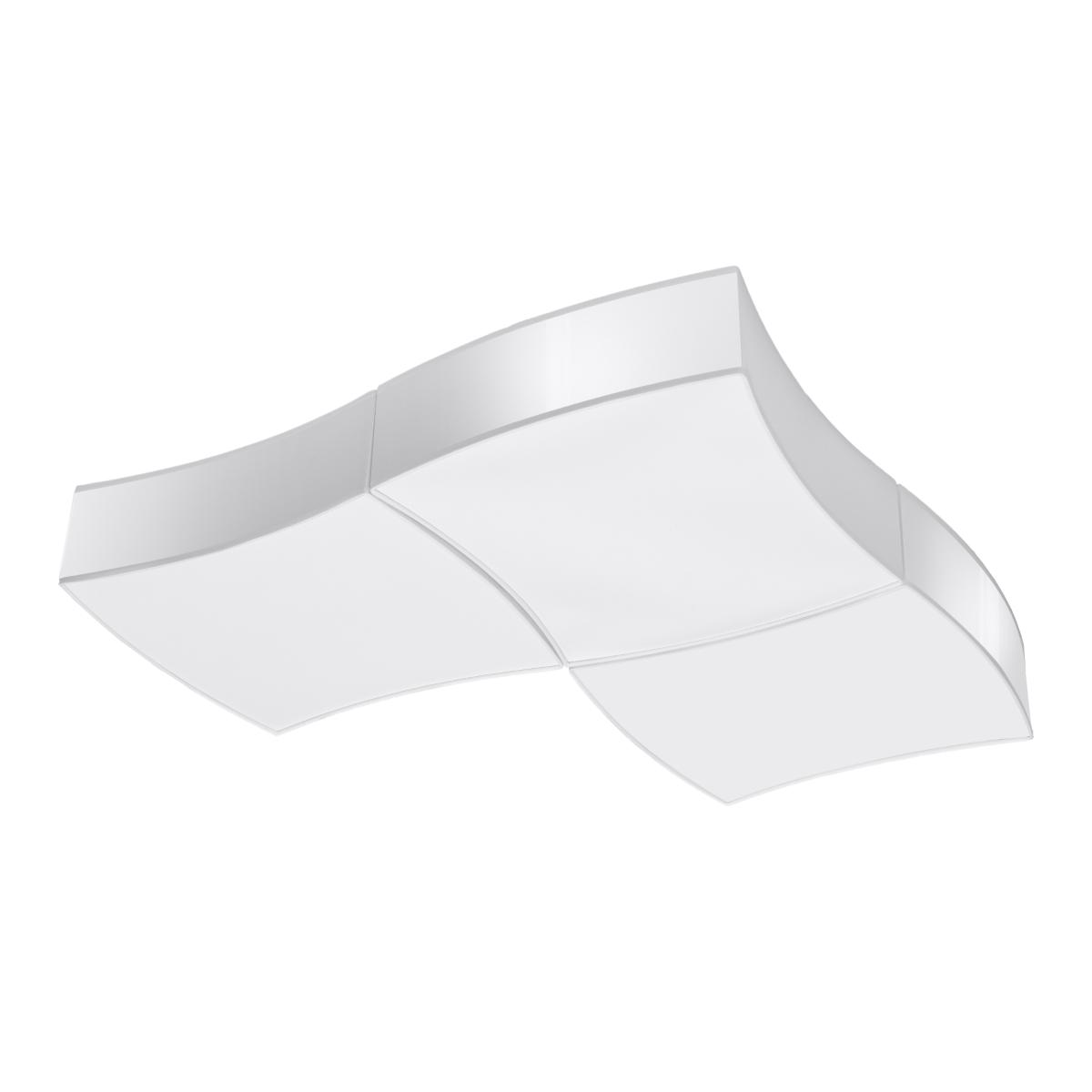 Sollux Lámpara de techo SQUARE 3 blanca 