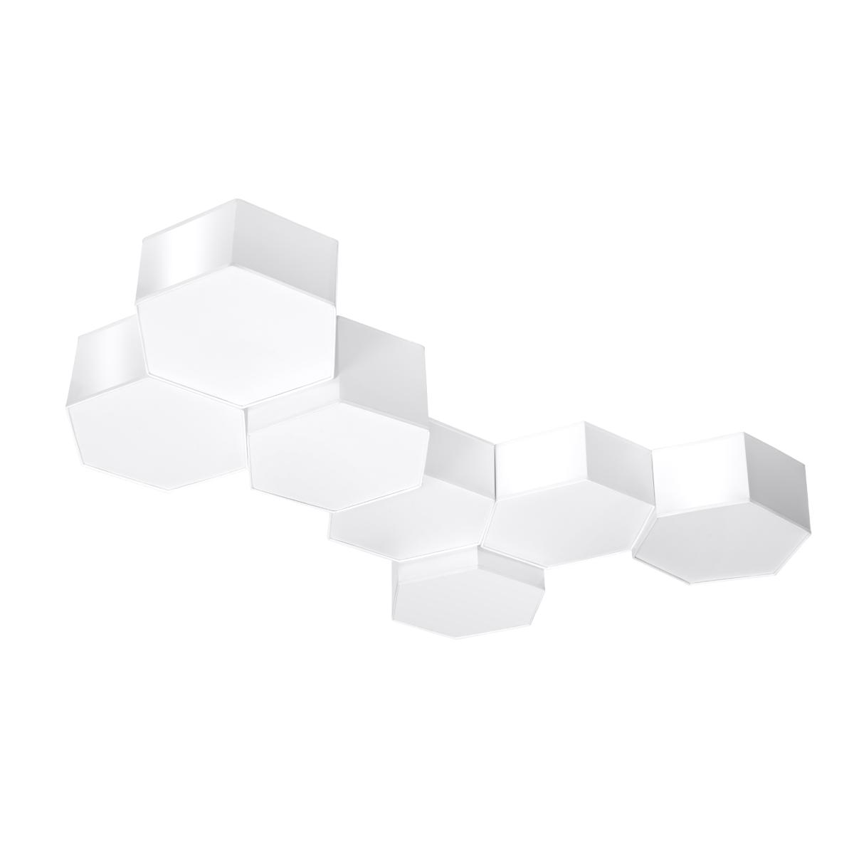 Sollux Lámpara de techo SUNDE 11 blanca 