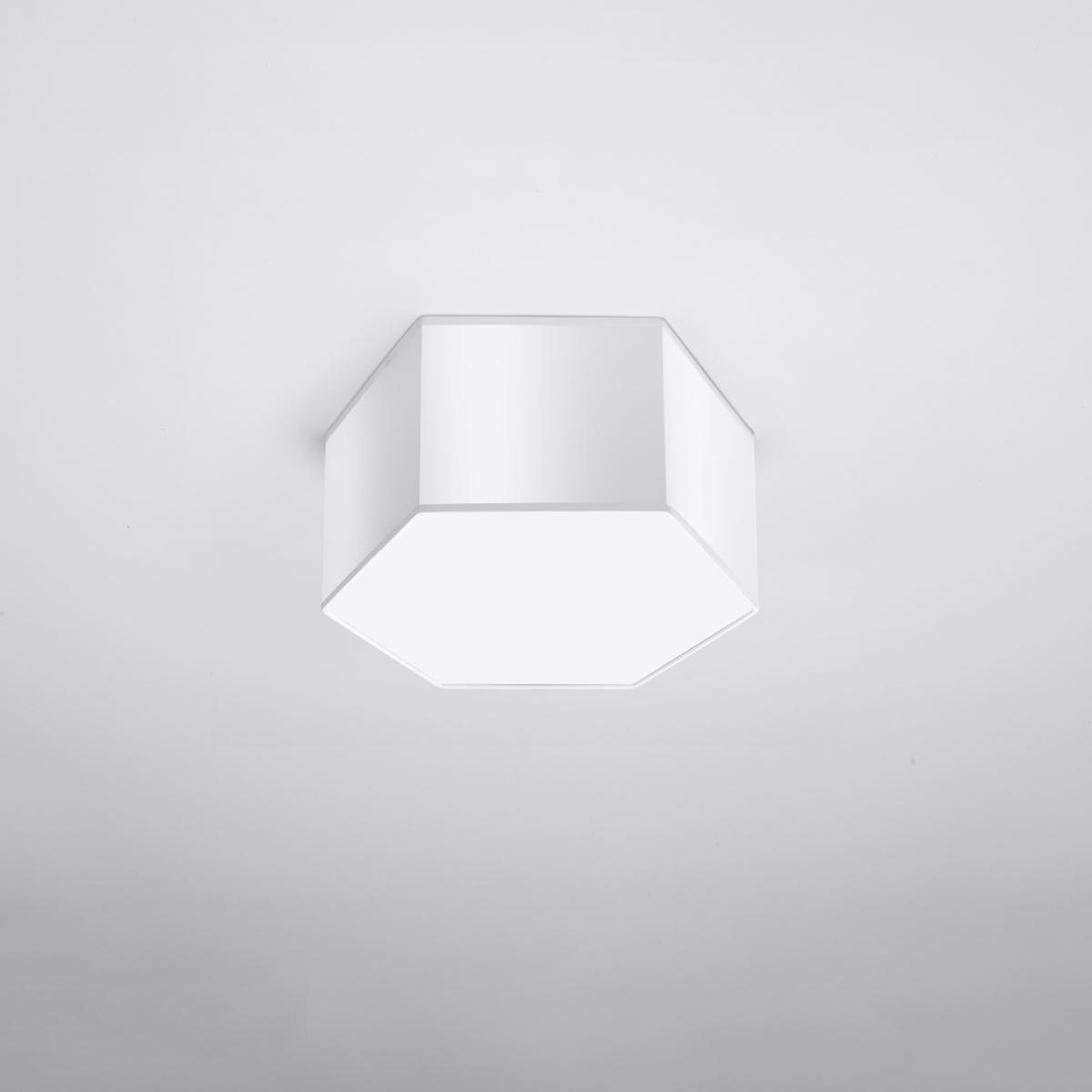 Sollux Lámpara de techo SUNDE 15 blanca 