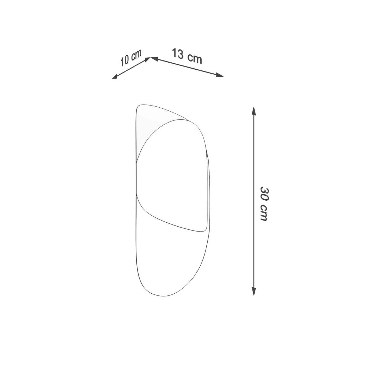Sollux Aplique TEAR negro 