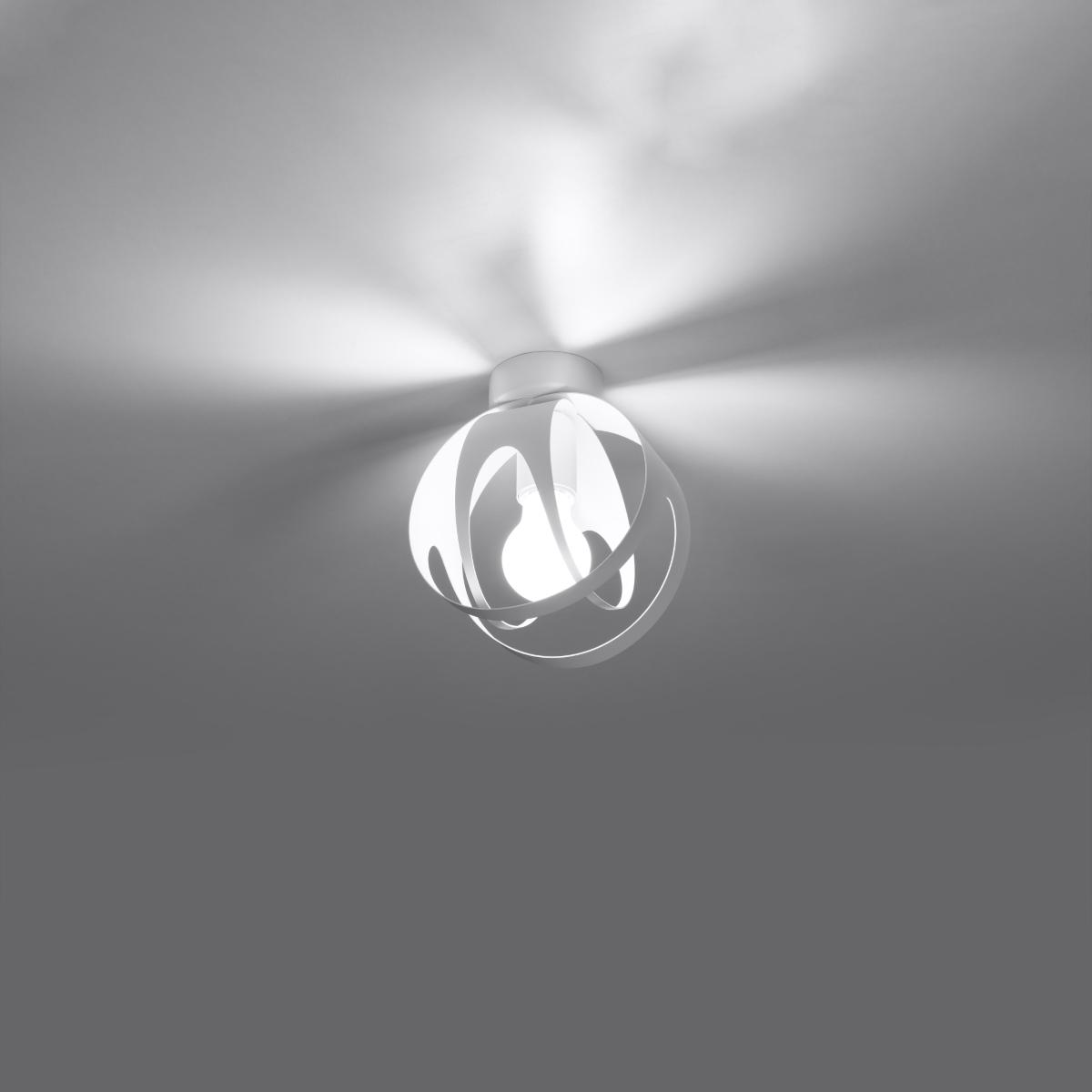 Sollux Lámpara de techo TULOS blanco 