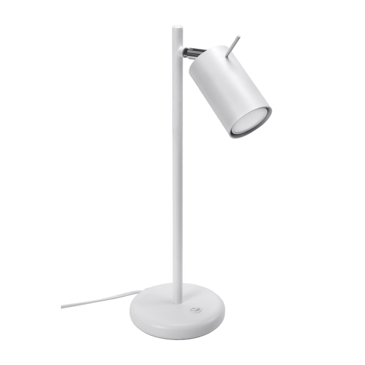 Sollux Lámpara de mesa RING blanca 