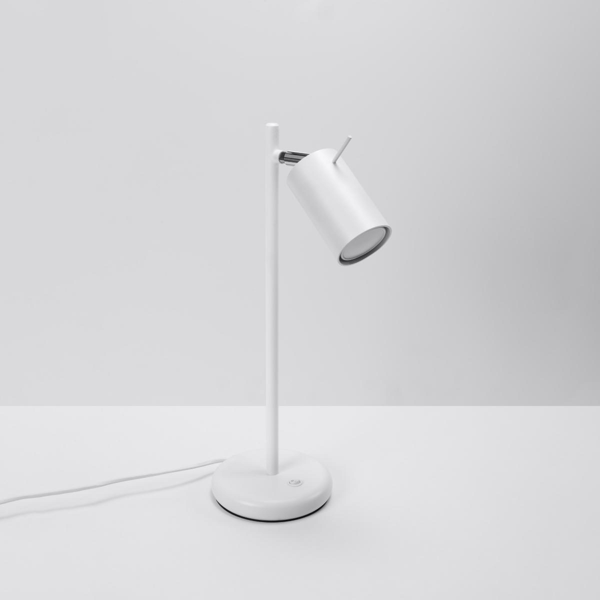 Sollux Lámpara de mesa RING blanca 