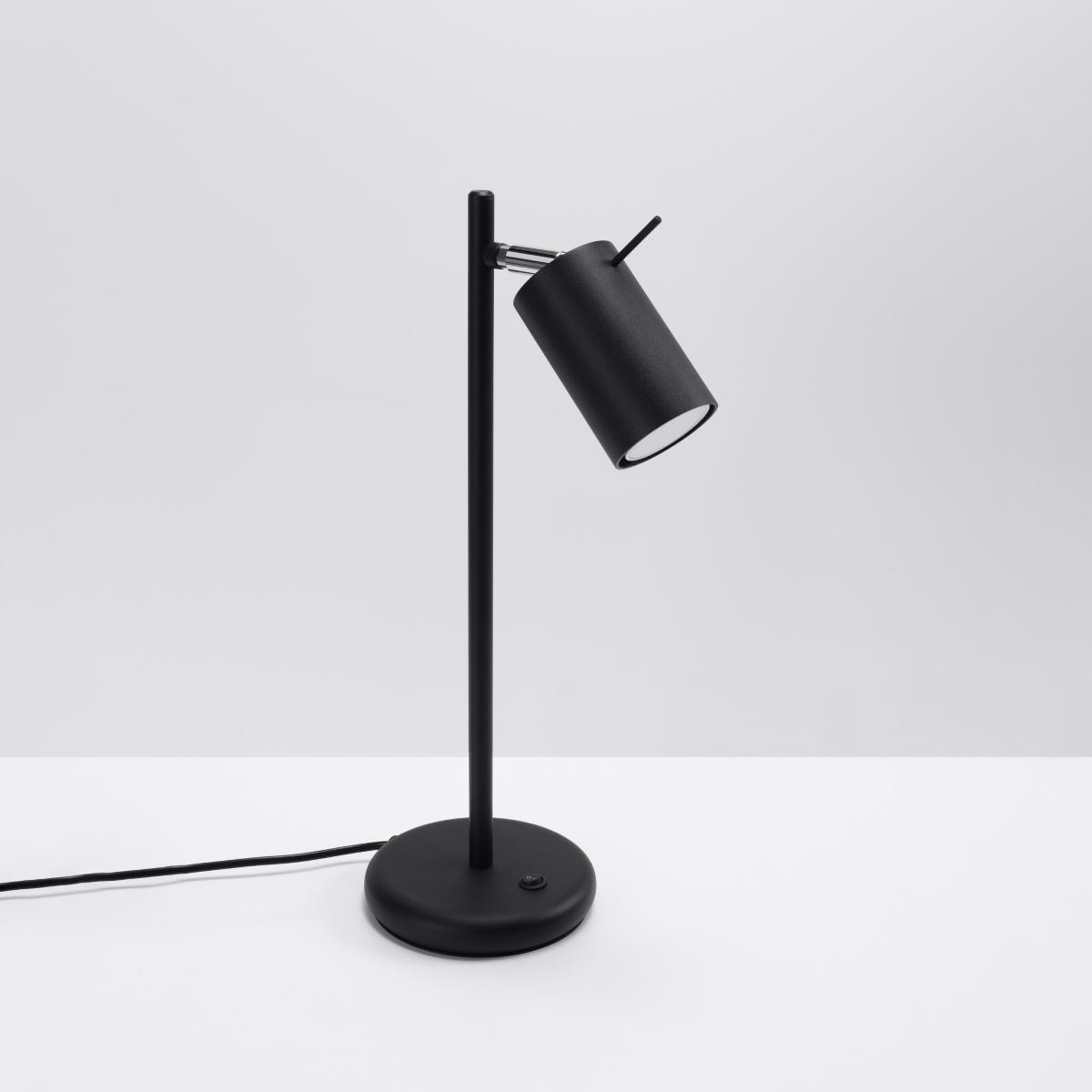 Sollux Lámpara de mesa RING negra 