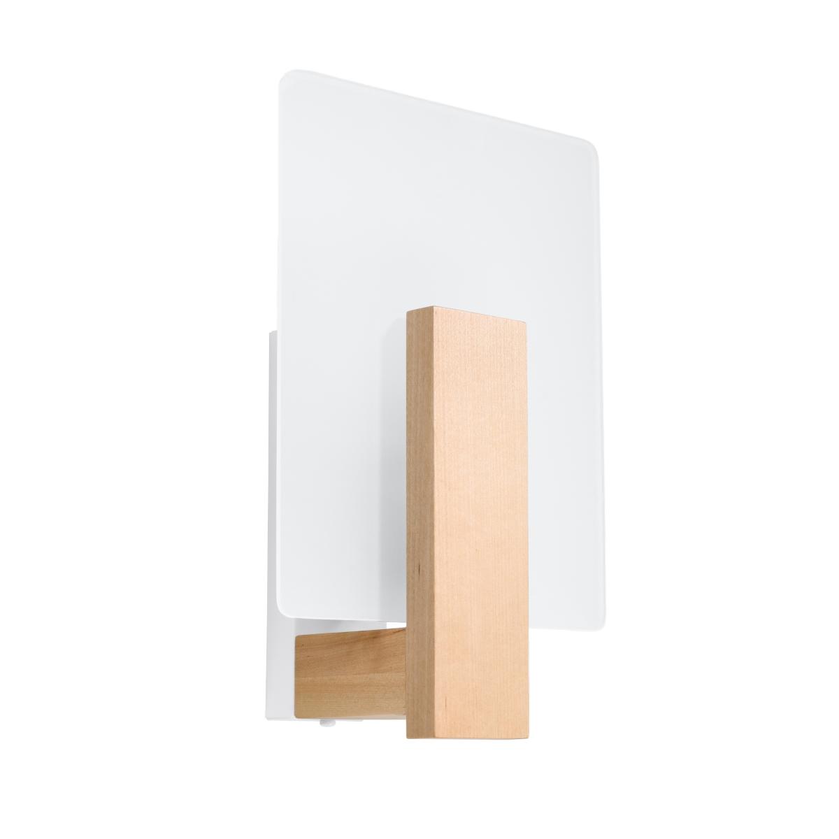 Sollux Aplique LAPPO madera natural 