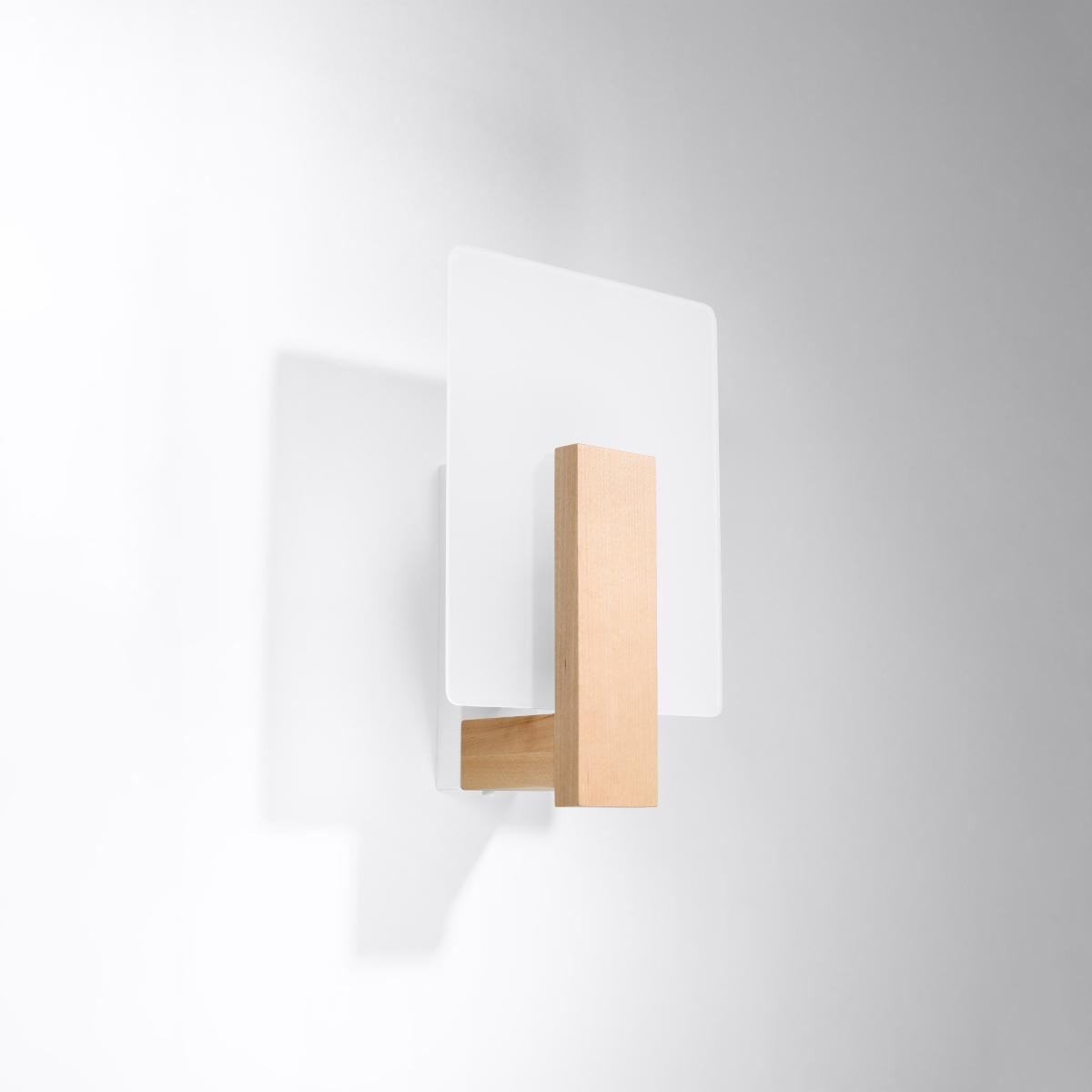 Sollux Aplique LAPPO madera natural 