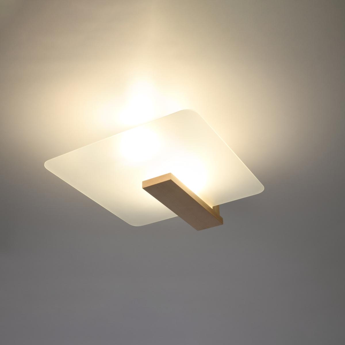 Sollux Lámpara de techo LAPPO madera natural 