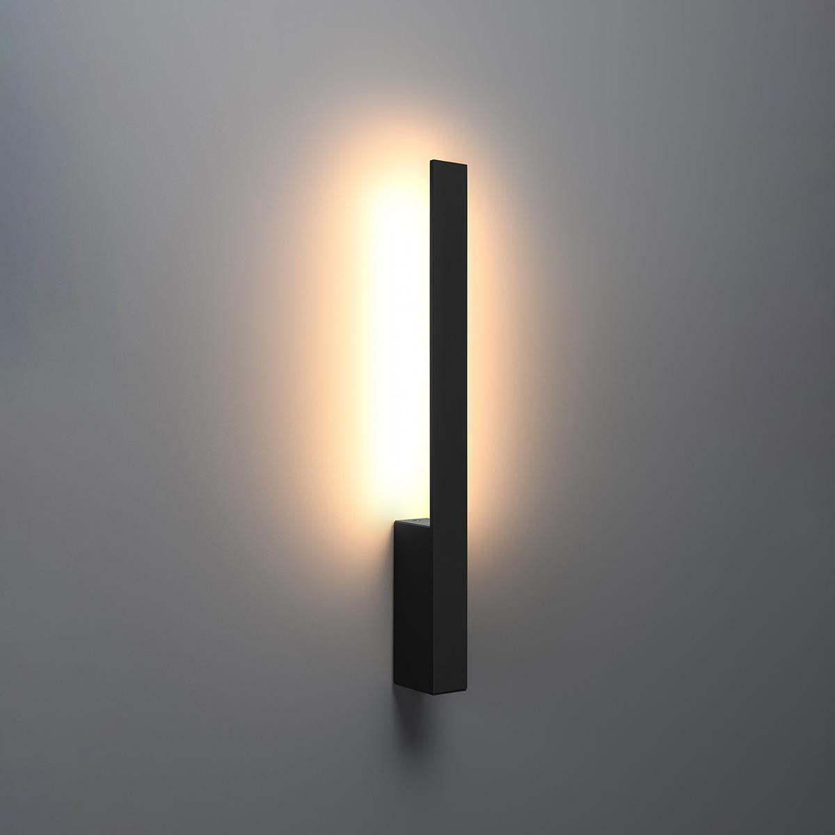 Sollux Aplique LAHTI S negro 3000K 3000K