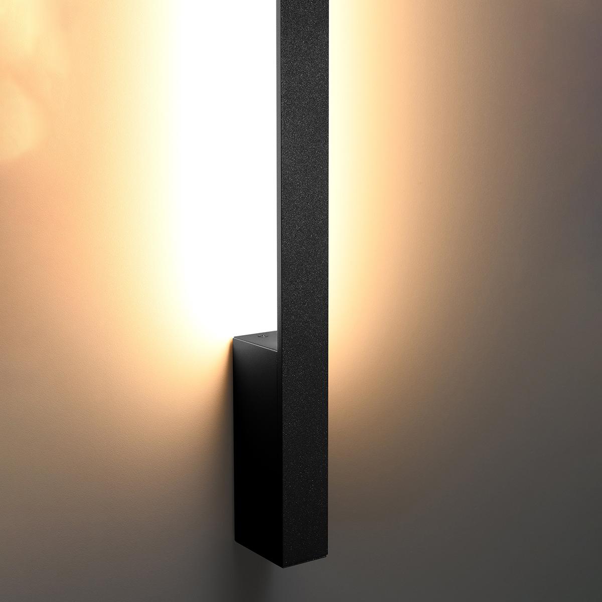Sollux Aplique LAHTI S negro 3000K 3000K