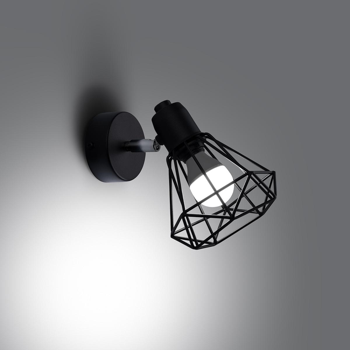Sollux Aplique ARTEMIS 1 negro 