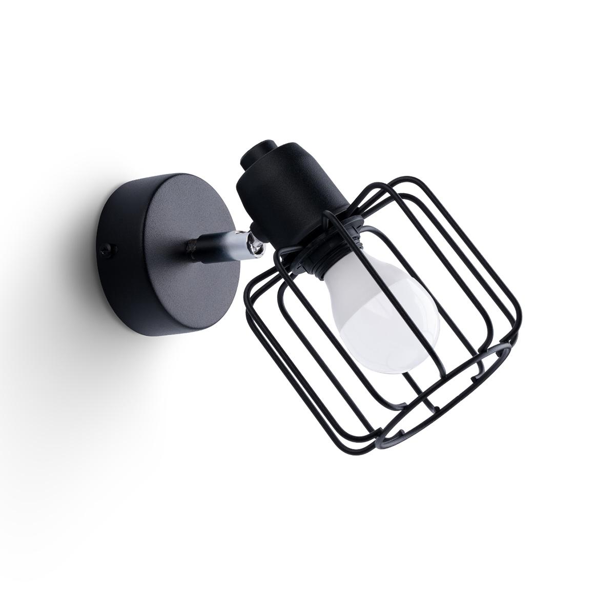 Sollux Aplique BELUCI 1 negro 