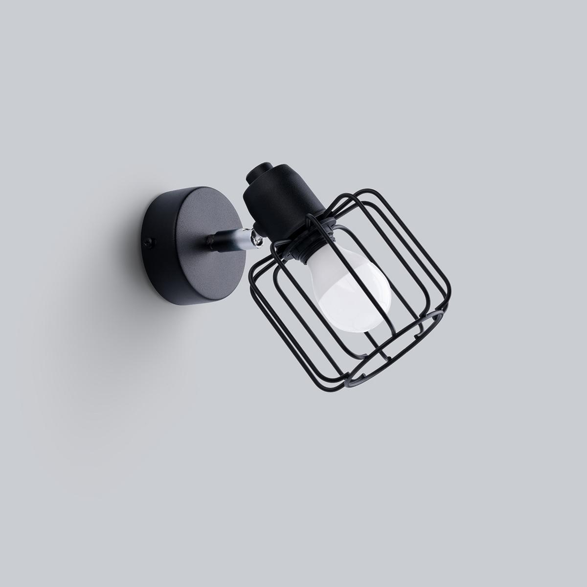 Sollux Aplique BELUCI 1 negro 