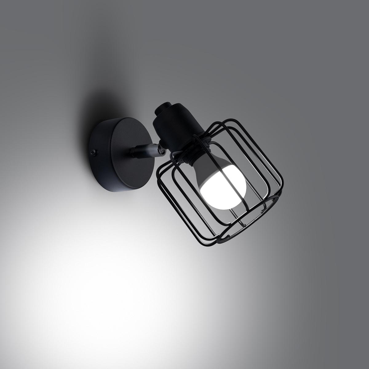 Sollux Aplique BELUCI 1 negro 