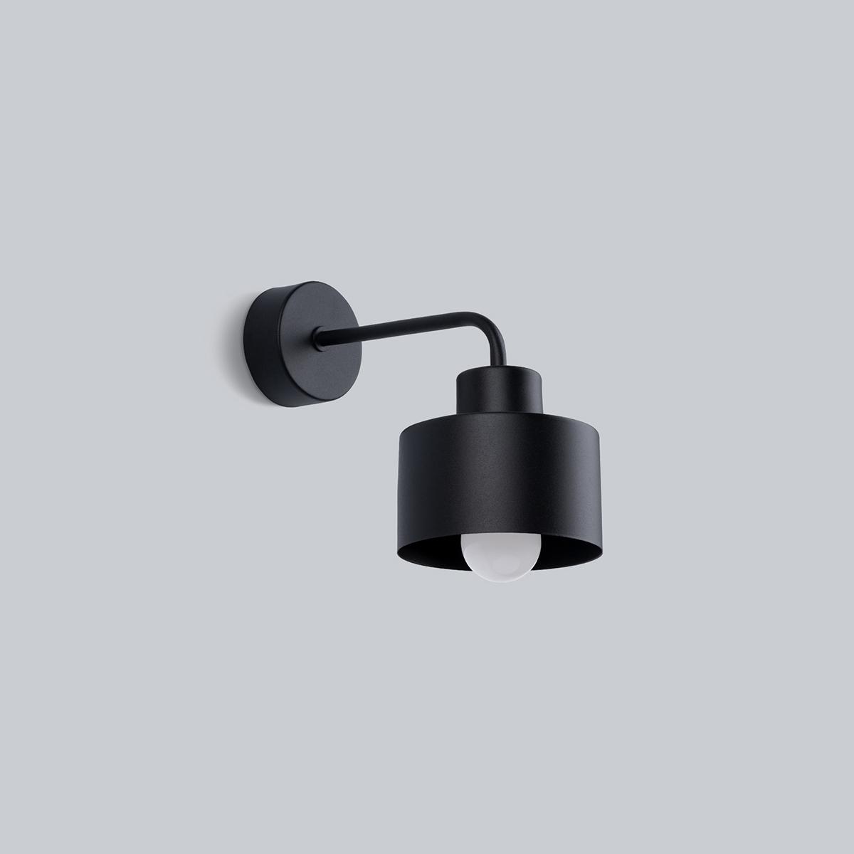 Sollux Aplique SAVAR 1 negro 