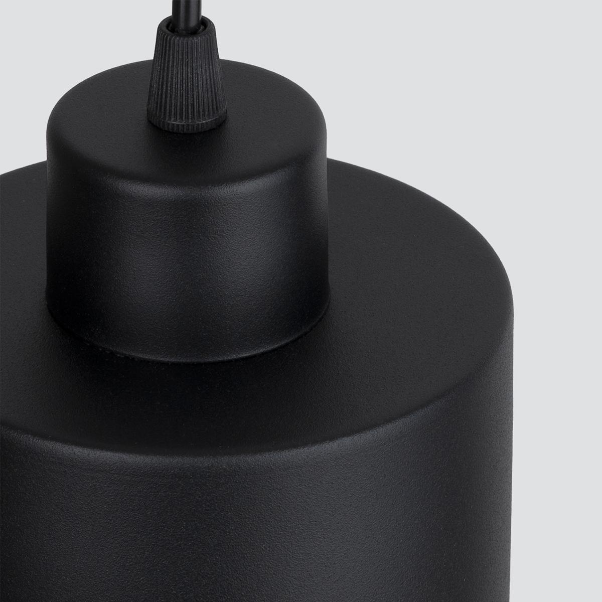 Sollux Lámpara colgante SAVAR 3 negra 