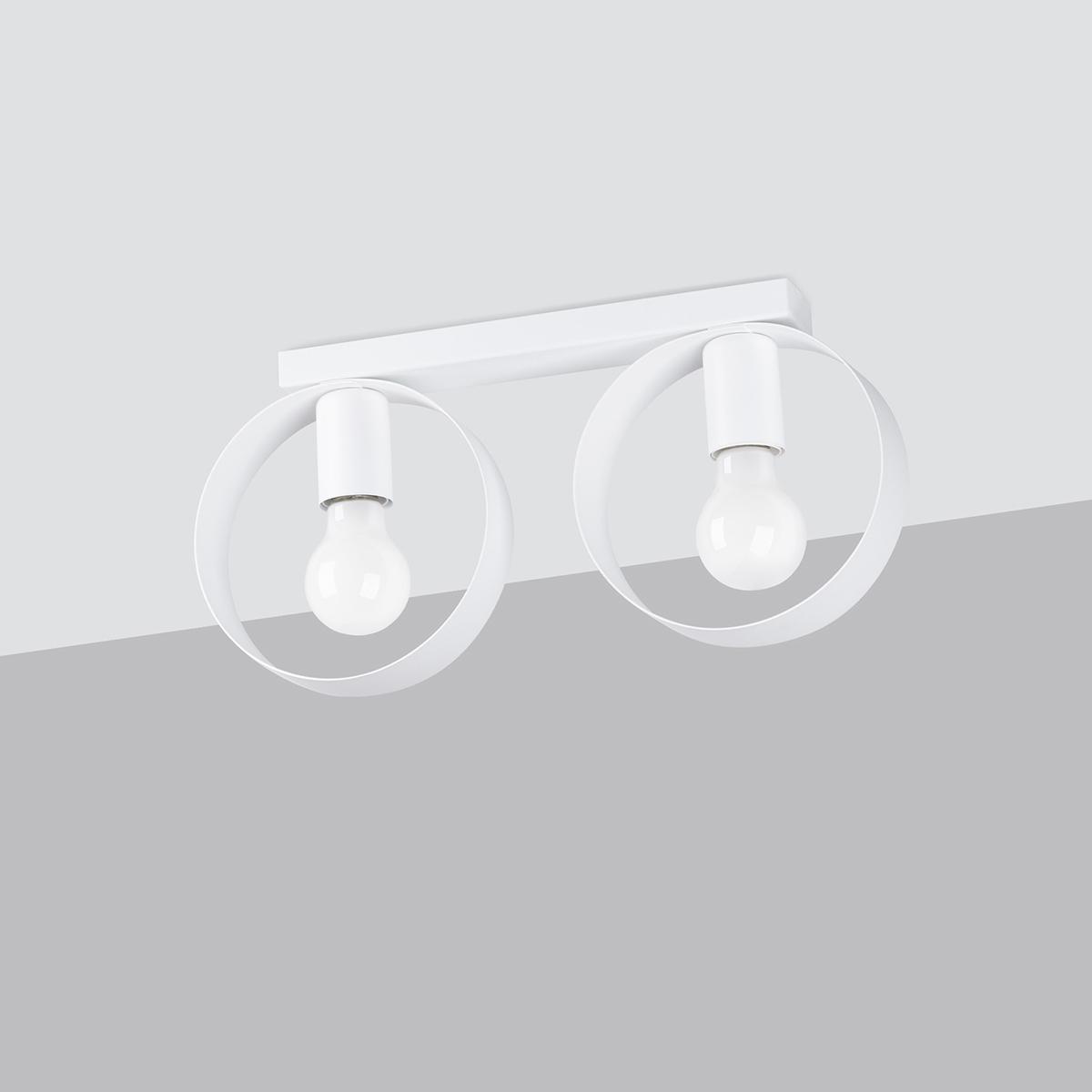 Sollux Plafón TITRAN 2 blanco 