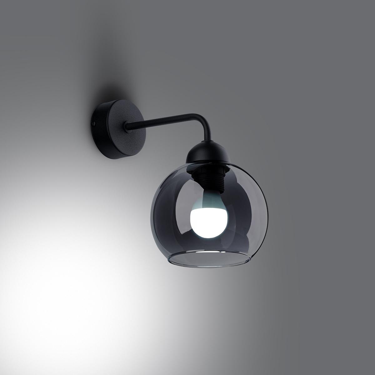 Sollux Aplique ALINO 1 negro 