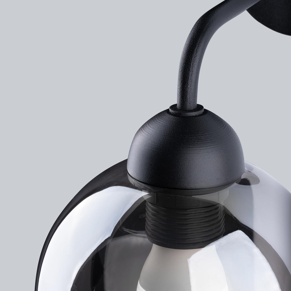 Sollux Aplique ALINO 1 negro 