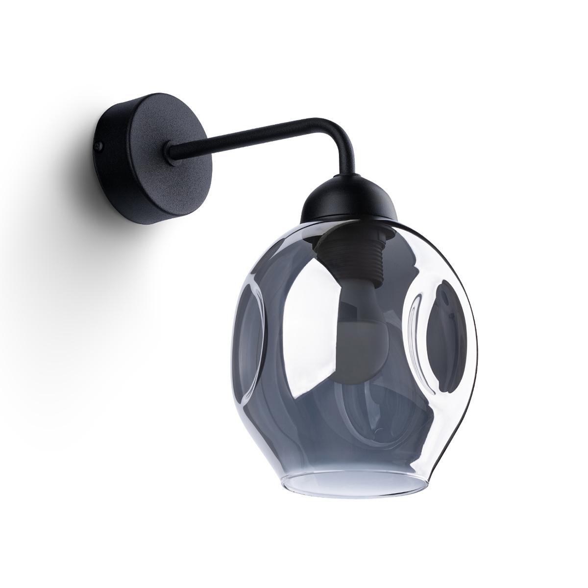 Sollux Aplique FILLAN 1 negro 