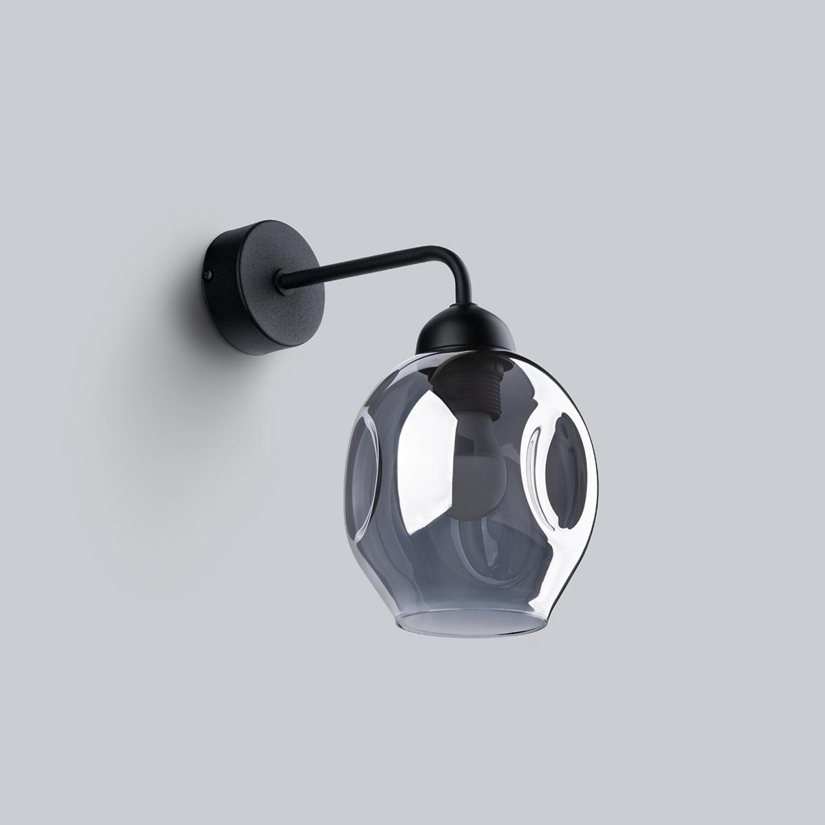 Sollux Aplique FILLAN 1 negro 