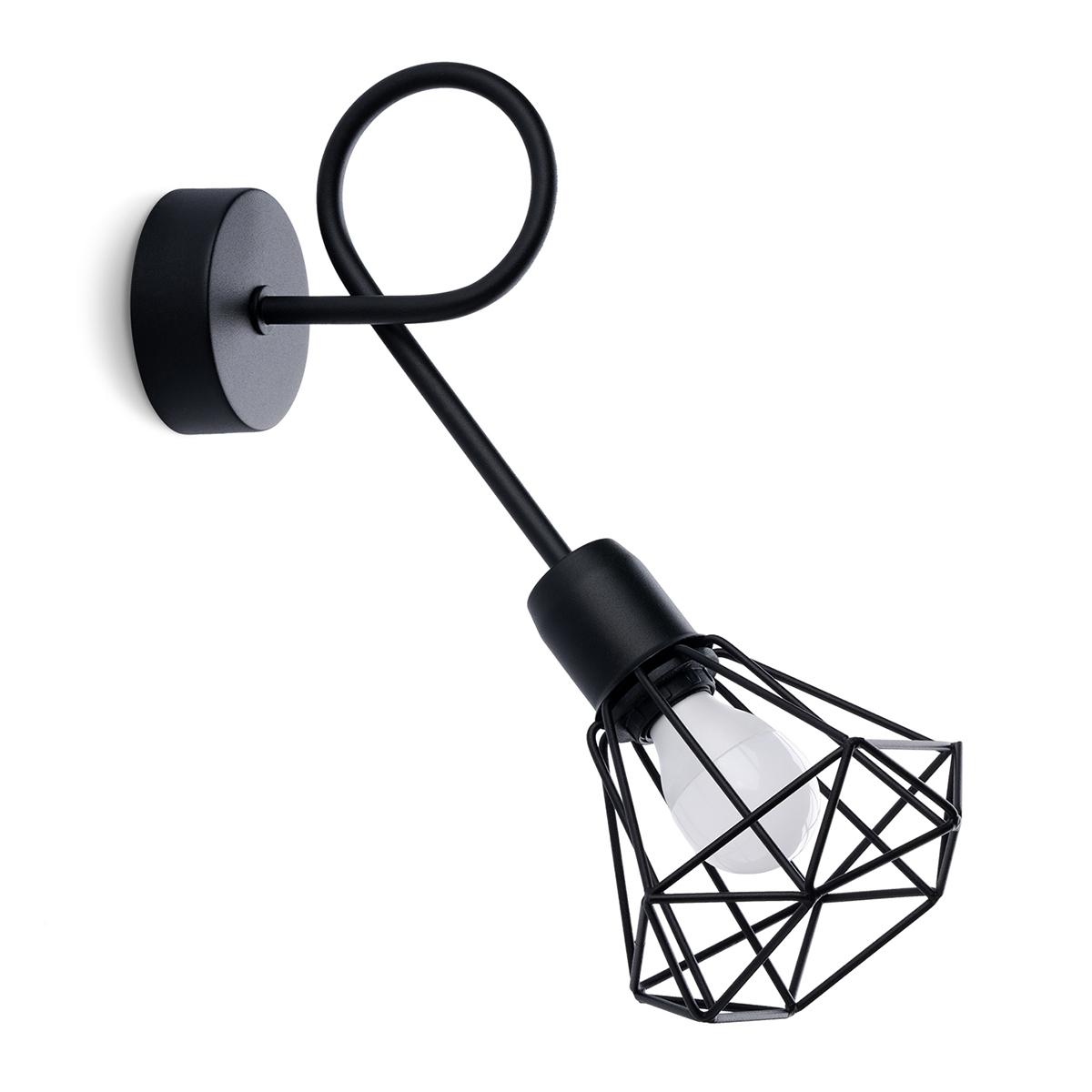 Sollux Aplique ARTEMIS 1S negro 