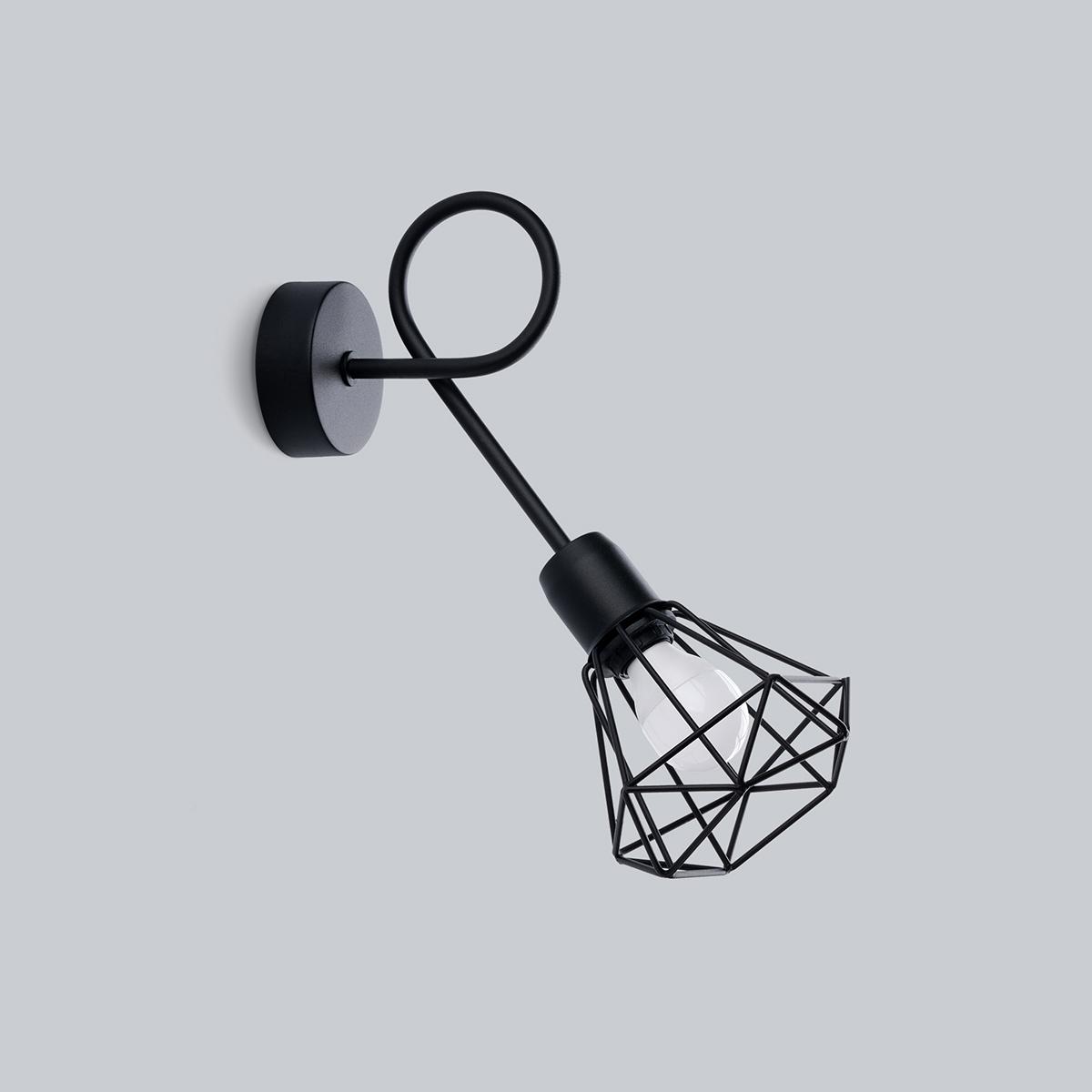 Sollux Aplique ARTEMIS 1S negro 