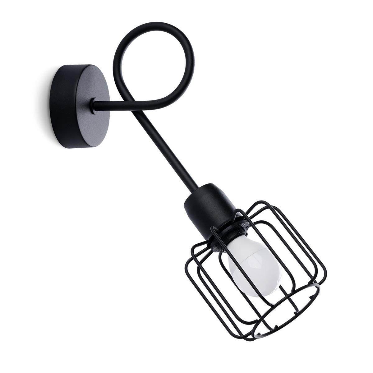 Sollux Aplique BELUCI 1S negro 