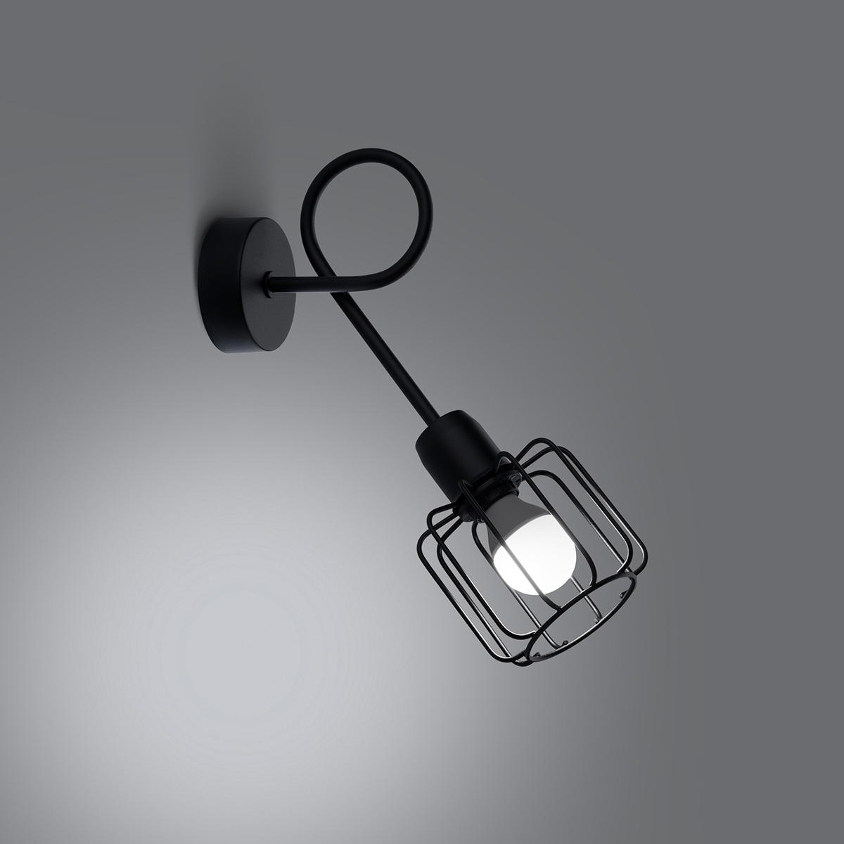 Sollux Aplique BELUCI 1S negro 