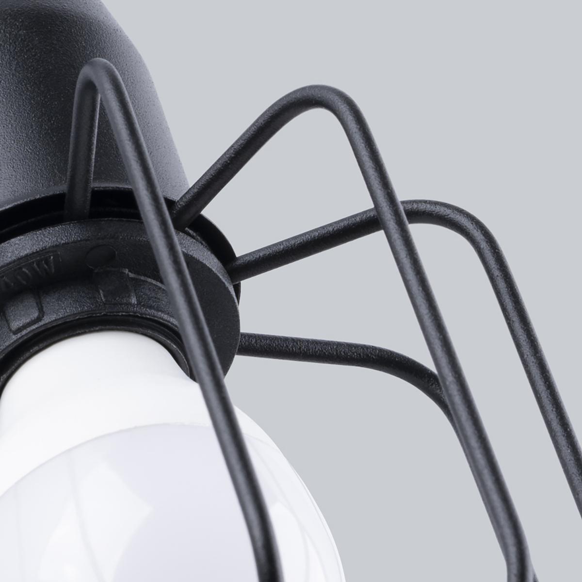 Sollux Aplique BELUCI 1S negro 