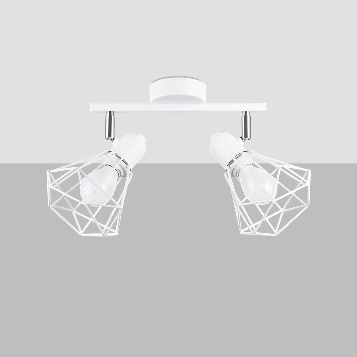 Sollux Lámpara de techo ARTEMIS 2 blanco 