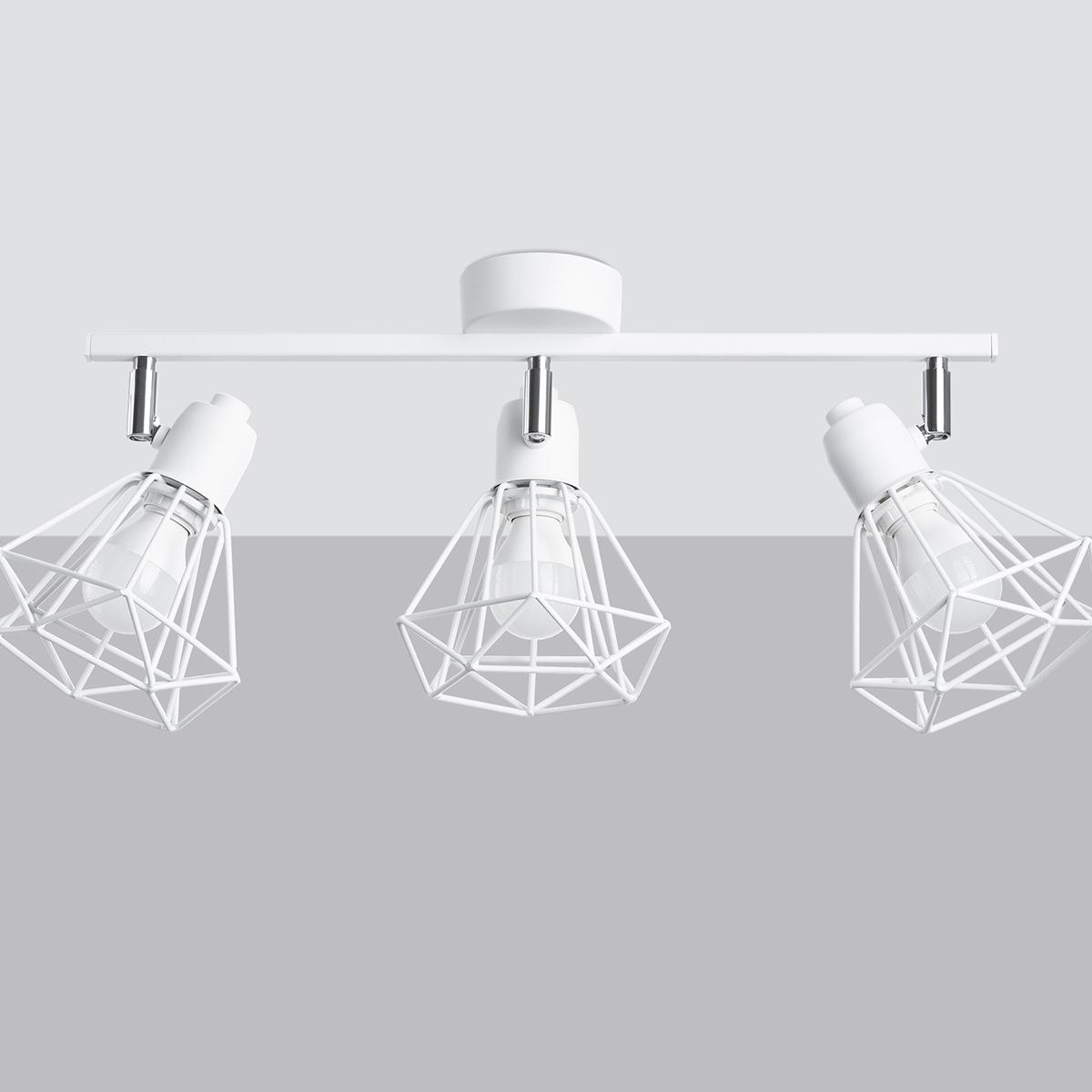 Sollux Lámpara de techo ARTEMIS 3 blanco 