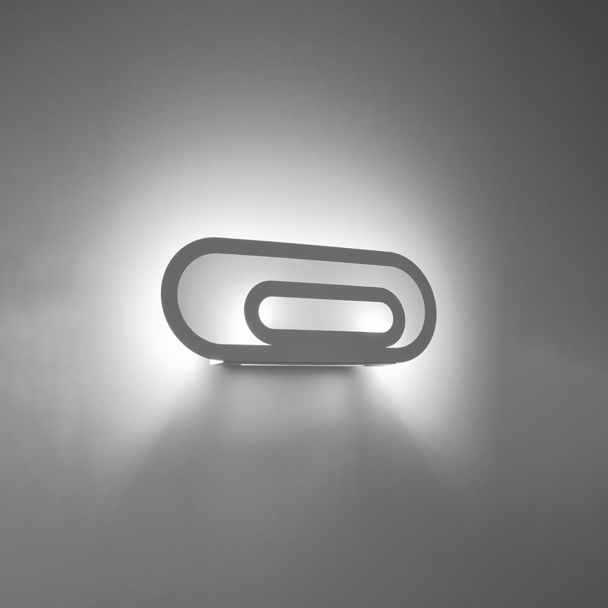 Sollux Aplique SACCON blanco 