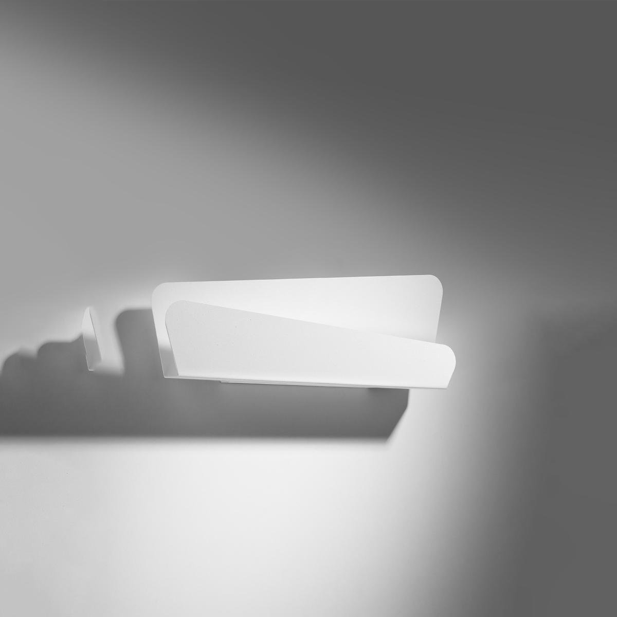 Sollux Aplique BASCIA blanco 