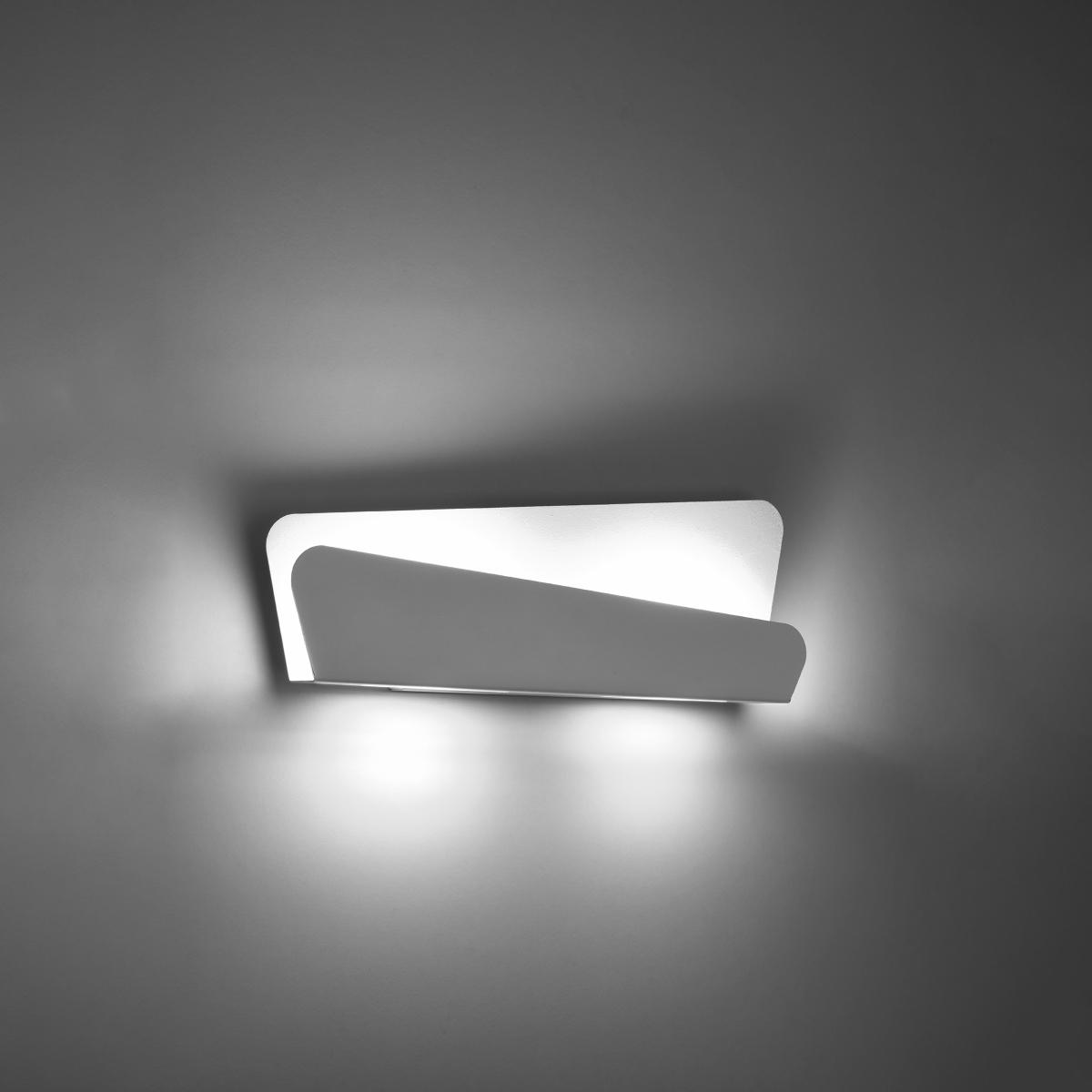 Sollux Aplique BASCIA blanco 