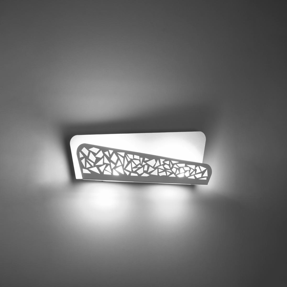 Sollux Aplique ALIZA blanco 