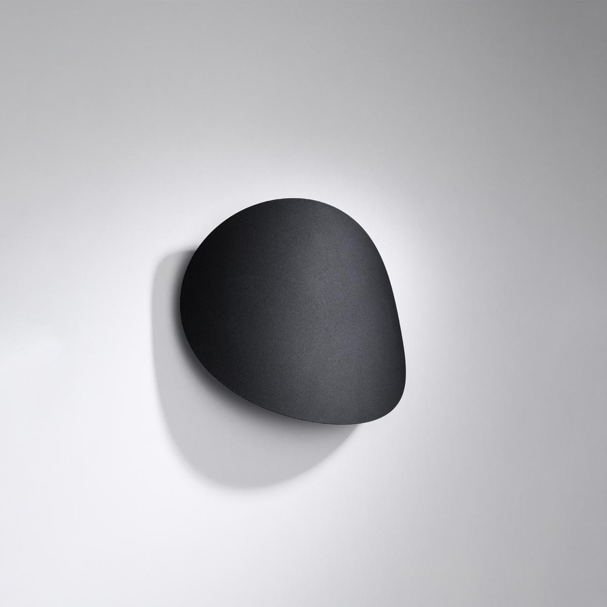 Sollux Aplique SENSES negro 