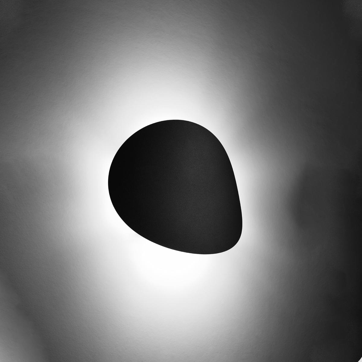 Sollux Aplique SENSES negro 