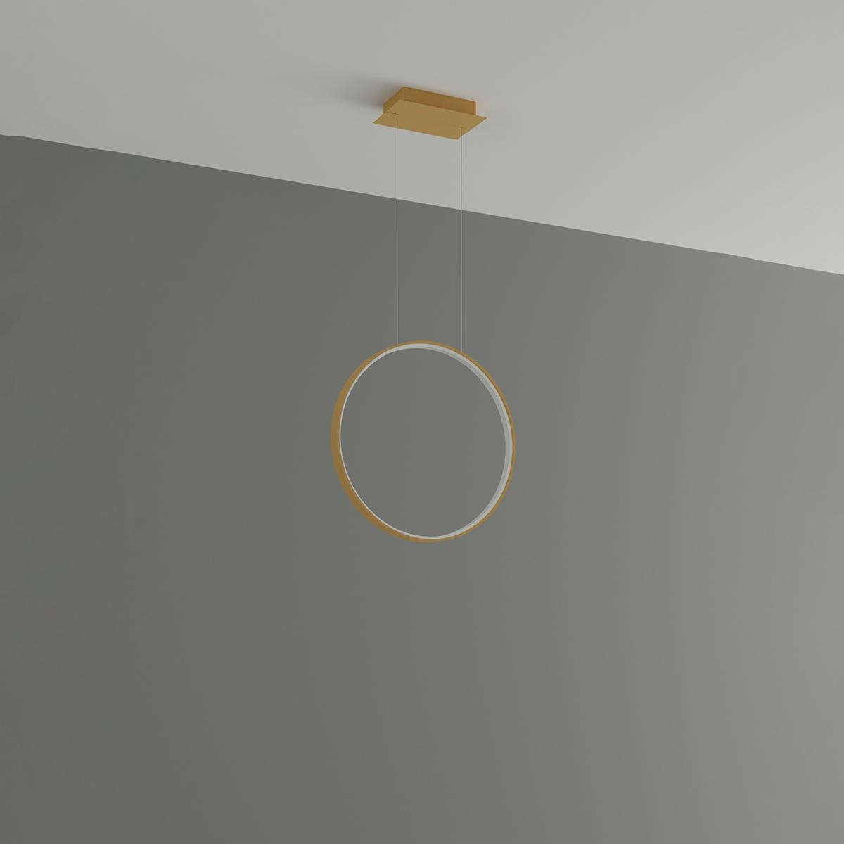Sollux Lámpara colgante RIO 55 LED dorado 3000K 3000K