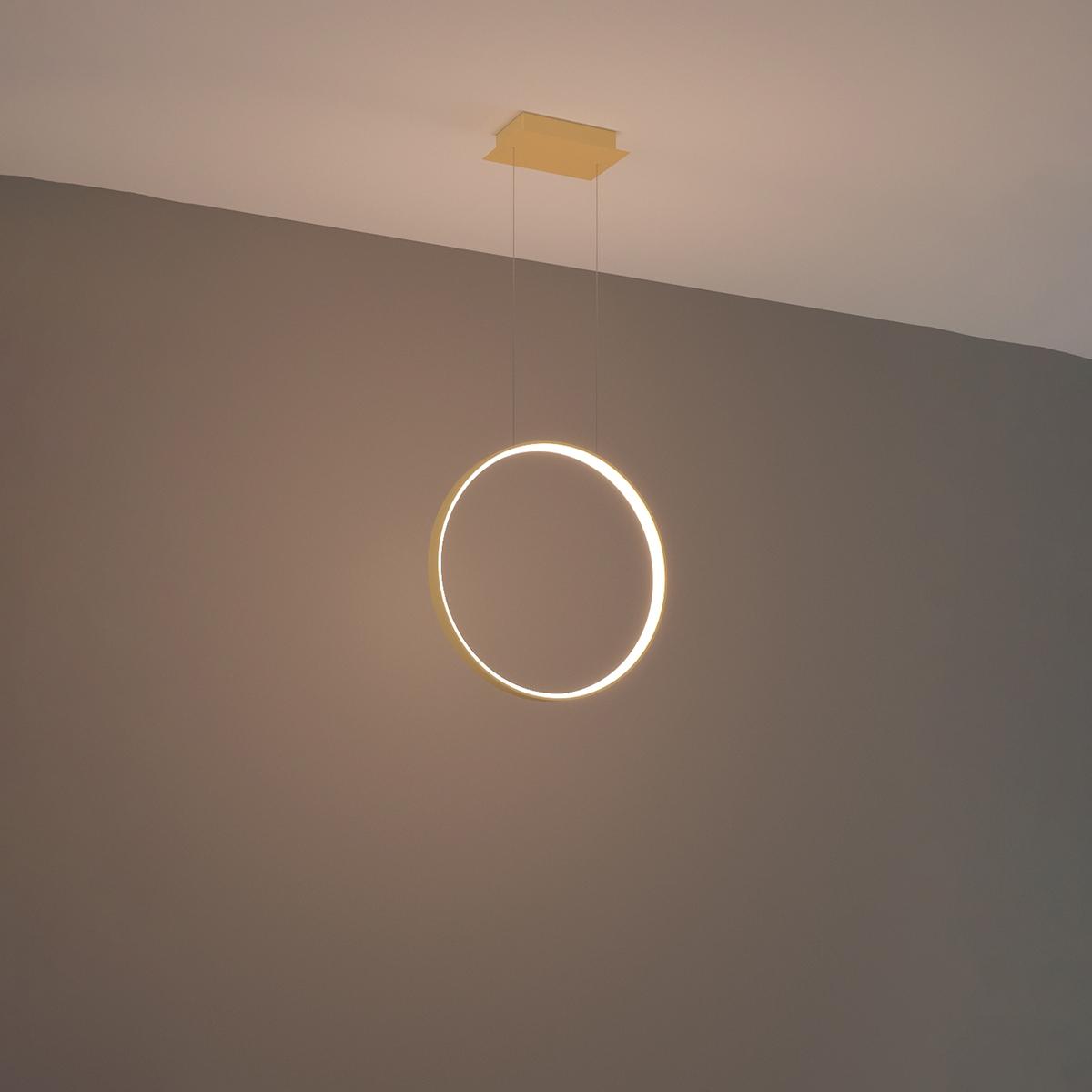 Sollux Lámpara colgante RIO 55 LED dorado 3000K 3000K