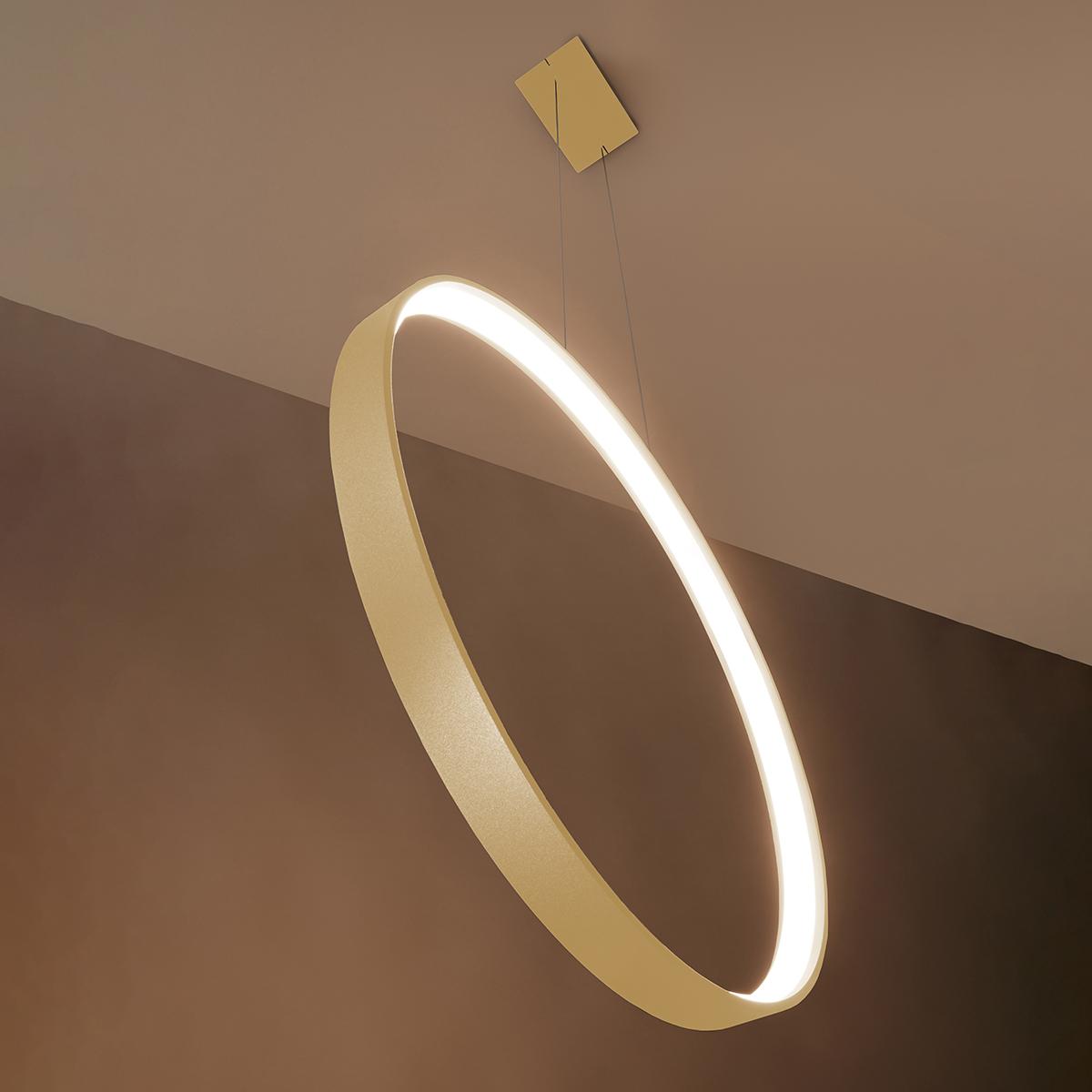 Sollux Lámpara colgante RIO 55 LED dorado 3000K 3000K