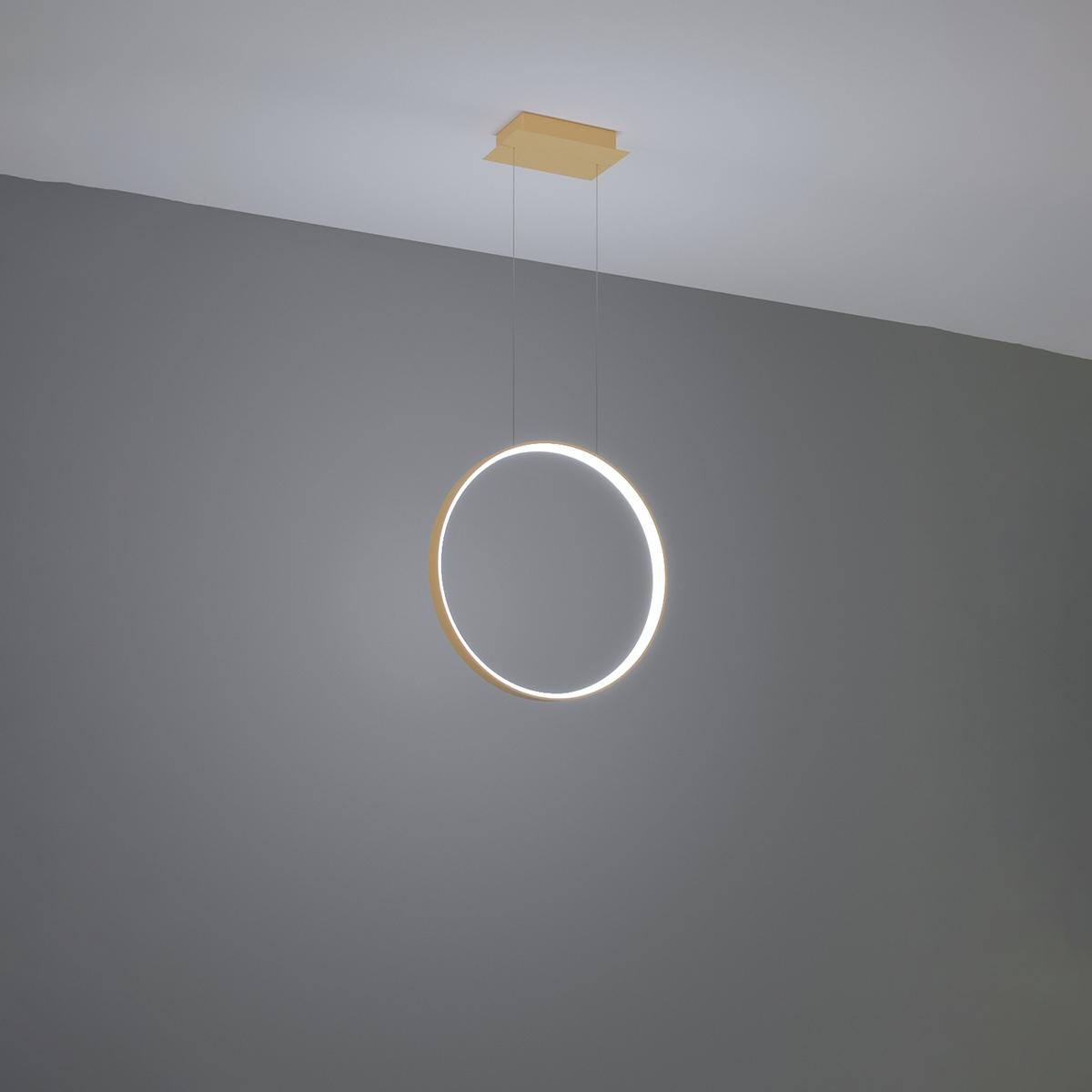 Sollux Lámpara colgante RIO 55 LED dorado 4000K 4000K