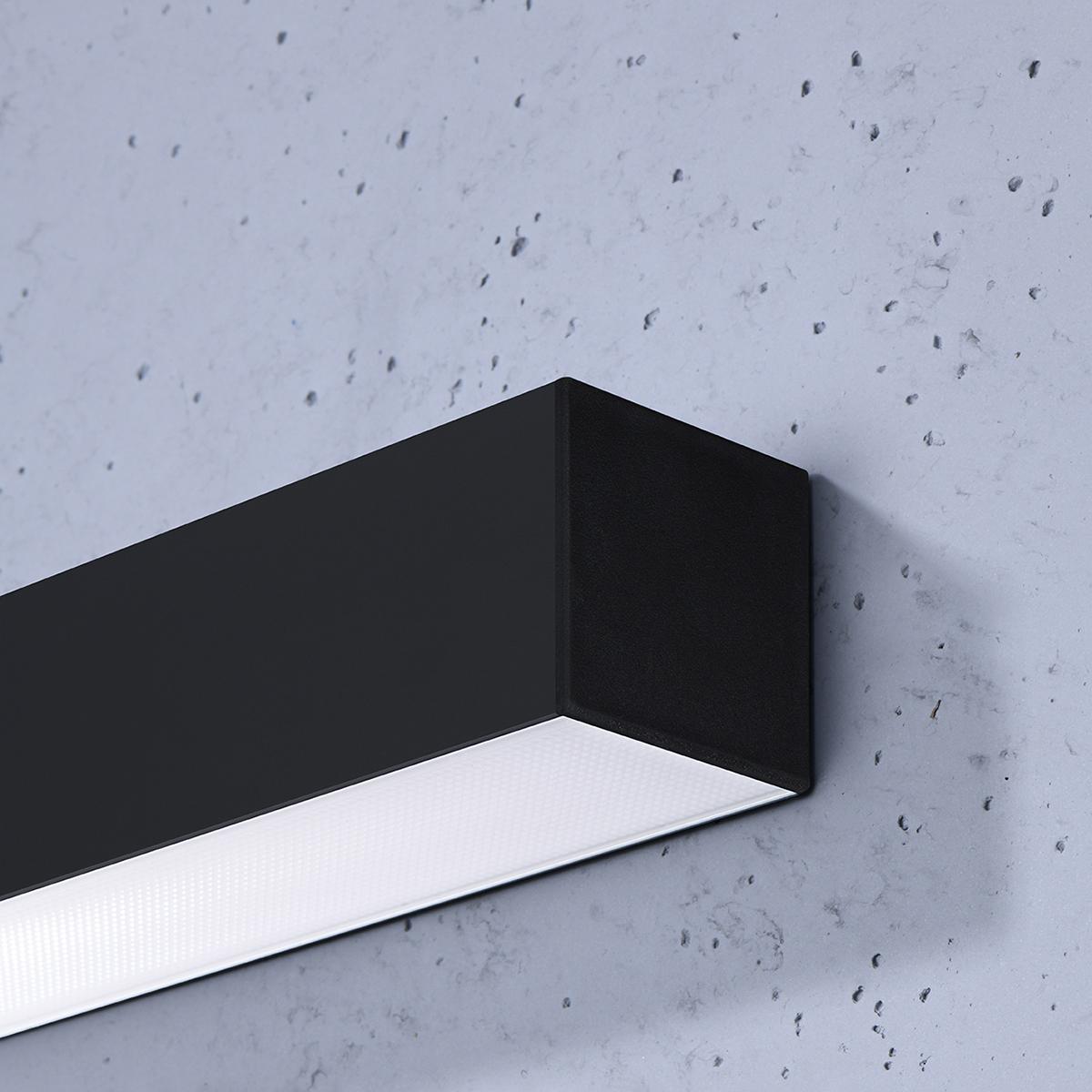 Sollux Aplique PINNE 200 negro 4000K