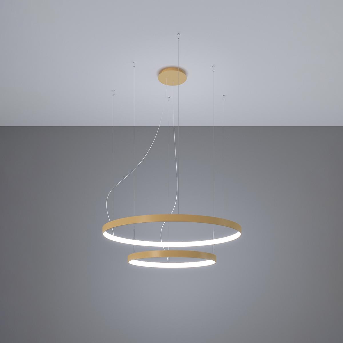 Sollux Lámpara RIO 2 55/78 LED dorado 4000K 4000K