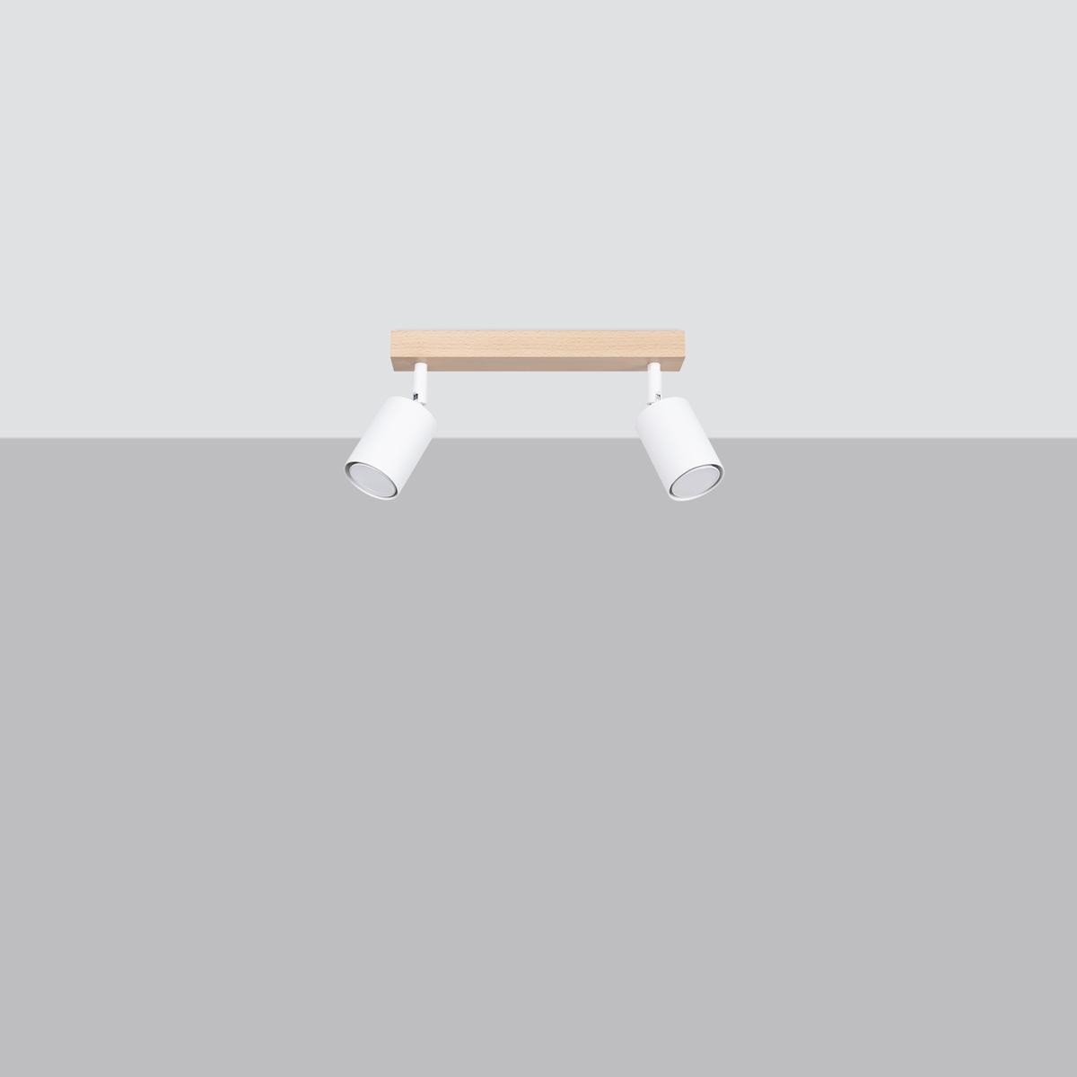 Sollux Plafón VERDO 2 blanco 