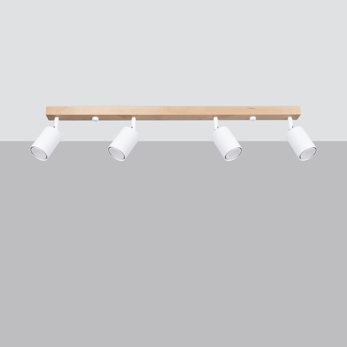 Sollux Plafón VERDO 4 blanco 